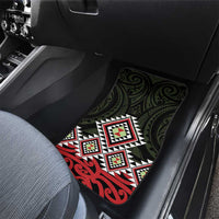 Kia Ora Aotearoa Car Mats 2025 Pasifika Maori Taniko Motifs LT14 - Polynesian Pride