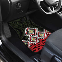 Kia Ora Aotearoa Car Mats 2025 Pasifika Maori Taniko Motifs LT14 - Polynesian Pride