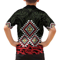 Kia Ora Aotearoa Hawaiian Shirt 2025 Pasifika Maori Taniko Motifs LT14 - Polynesian Pride