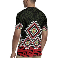 Kia Ora Aotearoa Rugby Jersey 2025 Pasifika Maori Taniko Motifs