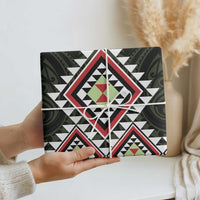 Kia Ora Aotearoa Wrapping Paper 2025 Pasifika Maori Taniko Motifs - Polynesian Pride
