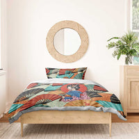 Japanese Geisha Katana Bedding Set Japan Sensu Seigaiha Pattern LT14 - Polynesian Pride