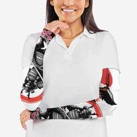 Japanese Samurai Warrior Enso Arm Sleeves Japan Pagoda Sakura Watercolor LT14 - Polynesian Pride