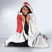 Japanese Samurai Warrior Enso Hooded Blanket Japan Pagoda Sakura Watercolor LT14 - Polynesian Pride