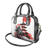 Japanese Samurai Warrior Enso Shoulder Handbag Japan Pagoda Sakura Watercolor LT14 - Polynesian Pride