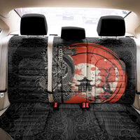 Japanese Dragon Katana Enso Back Car Seat Cover Japan Pagoda Seamless Cloud LT14 - Polynesian Pride