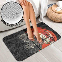 Japanese Dragon Katana Enso Bathroom Set Japan Pagoda Seamless Cloud - Polynesian Pride