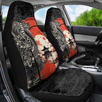 Japanese Dragon Katana Enso Car Seat Cover Japan Pagoda Seamless Cloud LT14 - Polynesian Pride