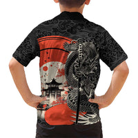 Japanese Dragon Katana Enso Hawaiian Shirt Japan Pagoda Seamless Cloud LT14 - Polynesian Pride