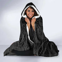 Japanese Dragon Katana Enso Hooded Blanket Japan Pagoda Seamless Cloud LT14 - Polynesian Pride