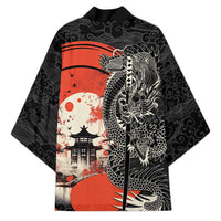 Japanese Dragon Katana Enso Kimono Japan Pagoda Seamless Cloud LT14 - Polynesian Pride