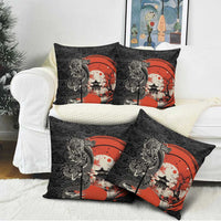 Japanese Dragon Katana Enso Pillow Cover Japan Pagoda Seamless Cloud LT14 - Polynesian Pride