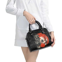 Japanese Dragon Katana Enso Shoulder Handbag Japan Pagoda Seamless Cloud LT14 - Polynesian Pride
