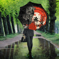 Japanese Dragon Katana Enso Umbrella Japan Pagoda Seamless Cloud LT14 - Polynesian Pride