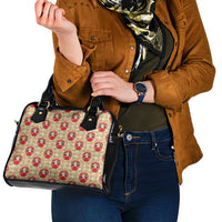 Japanese Daruma Doll Shoulder Handbag Palaka With Seamless Bamboo Pattern LT14 - Polynesian Pride