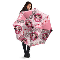 Japanese Daruma Doll Palaka Umbrella Cherry Blossoms With Shell Lei LT14 - Polynesian Pride