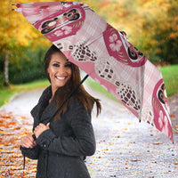 Japanese Daruma Doll Palaka Umbrella Cherry Blossoms With Shell Lei LT14 - Polynesian Pride
