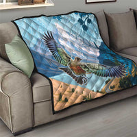 New Zealand South Island Quilt Te Waipounamu Aoraki Kea Bird