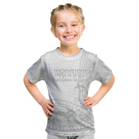 Polynesia Brain Cancer Awareness Kid T Shirt In May We Wear Grey