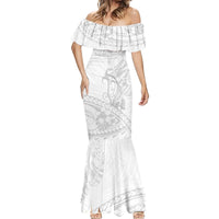 Polynesia Brain Cancer Awareness Mermaid Dress In May We Wear Grey LT14 - Polynesian Pride