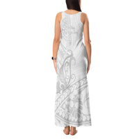 Polynesia Brain Cancer Awareness Tank Maxi Dress In May We Wear Grey LT14 - Polynesian Pride