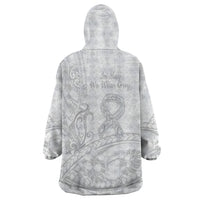 Polynesia Brain Cancer Awareness Wearable Blanket Hoodie In May We Wear Grey LT14 - Polynesian Pride