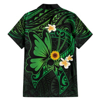 Polynesia Mental Health Awareness Hawaiian Shirt Green Ribbon Be Kind To Your Mind LT14 - Polynesian Pride
