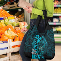Polynesia World Ovarian Cancer Day Grocery Bag You Matter Polynesian Women LT14 - Polynesian Pride