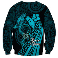 Polynesia World Ovarian Cancer Day Sweatshirt You Matter Polynesian Women LT14 - Polynesian Pride