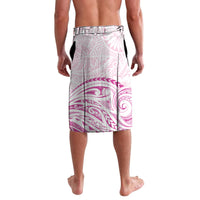 Polynesia Breast Cancer Awareness Lavalava Pink Ribbon No One Fights Alone - White LT14 - Polynesian Pride