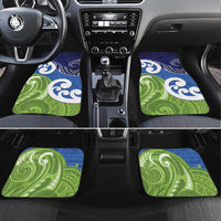 Southland New Zealand Car Mats Maori Koru Flag Color