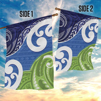 Southland New Zealand Garden Flag Maori Koru Flag Color
