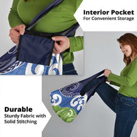 Southland New Zealand Grocery Bag Maori Koru Flag Color