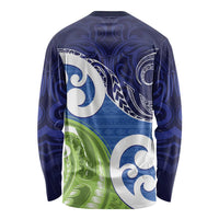 Southland New Zealand Long Sleeve Shirt Maori Koru Flag Color