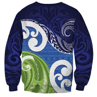 Southland New Zealand Sweatshirt Maori Koru Flag Color