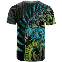 Southland Takehe Pounama T Shirt Aotearoa Poutama Paua Shell Fern