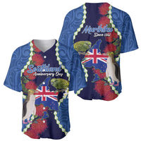 Southland Anniversary Day Baseball Jersey Murihiku 1861 Maori Bird Mix Pohutukawa