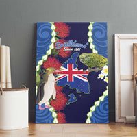 Southland Anniversary Day Canvas Wall Art Murihiku 1861 Maori Bird Mix Pohutukawa LT14 - Polynesian Pride