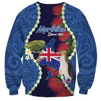 Southland Anniversary Day Sweatshirt Murihiku 1861 Maori Bird Mix Pohutukawa LT14 - Polynesian Pride