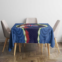 Southland Anniversary Day Tablecloth Murihiku 1861 Maori Bird Mix Pohutukawa LT14 - Polynesian Pride