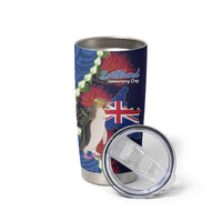 Southland Anniversary Day Tumbler Cup Murihiku 1861 Maori Bird Mix Pohutukawa