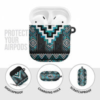 Paua Shell Taniko Pattern Aotearoa AirPods Case Niho Taniwha Mix Poutama LT14 - Polynesian Pride