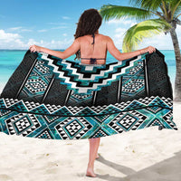 Paua Shell Taniko Pattern Aotearoa Sarong Niho Taniwha Mix Poutama