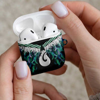 Aotearoa Korowai Motif AirPods Case Hei Matau Poutama Maori Pattern LT14 - Polynesian Pride