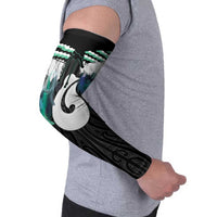 Aotearoa Korowai Motif Arm Sleeves Hei Matau Poutama Maori Pattern LT14 - Polynesian Pride