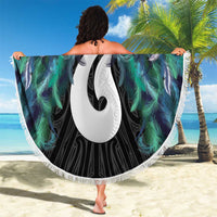Aotearoa Korowai Motif Beach Blanket Hei Matau Poutama Maori Pattern LT14 - Polynesian Pride