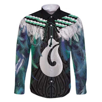 Aotearoa Korowai Motif Family Matching Short Sleeve Bodycon Dress and Hawaiian Shirt Hei Matau Poutama Maori Pattern
