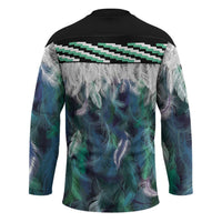Aotearoa Korowai Motif Hockey Jersey Hei Matau Poutama Maori Pattern - Polynesian Pride