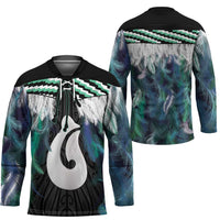 Aotearoa Korowai Motif Hockey Jersey Hei Matau Poutama Maori Pattern LT14 - Polynesian Pride