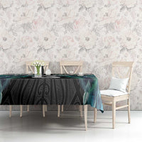 Aotearoa Korowai Motif Tablecloth Hei Matau Poutama Maori Pattern LT14 - Polynesian Pride